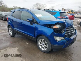 2018 Ford EcoSport SE z VIN MAJ3P1TE8JC164267, wystawiony jako IAAI lot #41952561 z przebiegiem 130 126 mil mil oraz . Historia ofert i sprzedaży dostępna na DreamBid. Obrazek 1.