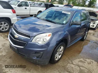 2013 Chevrolet Equinox LS with VIN 2GNALBEK4D6141272, listed as a Copart auction lot 53496984 with 115,598 mi miles and Salvage Title. Bid and sale history available at carsss.com. Image 1.
