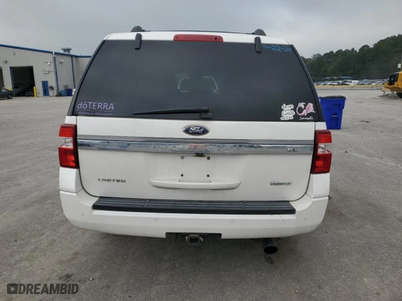 2016 Ford Expedition EL Limited with VIN 1FMJK1KT2GEF02111, listed as a Copart auction lot 73146404 with 153,330 mi miles and Salvage Title. Bid and sale history available at carsss.com. Image 6.