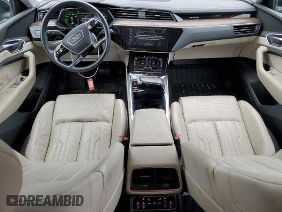 2019 Audi e-tron Prestige with VIN WA1VAAGEXKB010434, listed as a Copart auction lot 57765595 with 94,114 mi miles and Salvage title. Bid and sale history available at DreamBid. Image 9.