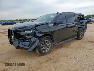 2021 Chevrolet Suburban Z71 z VIN 1GNSKDKD0MR199814, wystawiony jako Copart lot #60548685 z przebiegiem 48 177 mil mil oraz Szkoda całkowita • Salvage title. Historia ofert i sprzedaży dostępna na DreamBid. Obrazek 1.