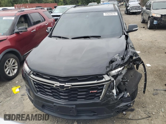 2022 Chevrolet Traverse RS with VIN 1GNEVJKW9NJ132407, listed as a Copart auction lot 72622014 with 89,314 mi miles and Salvage title. Bid and sale history available at DreamBid. Image 5.