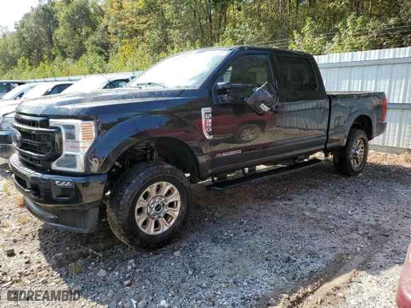 2022 Ford Super Duty F-350 SRW XL with VIN 1FT8W3BT6NEE48974, listed as a Copart auction lot 74527544 with 24,717 mi miles and Salvage Title. Bid and sale history available at carsss.com. Image 1.