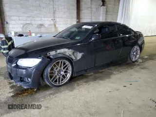 2013 BMW 3 Series 335i with VIN WBAKG7C56DE803664, listed as a Copart auction lot 52102225 with Not Provided miles and Salvage Title. Bid and sale history available at carsss.com. Image 1.