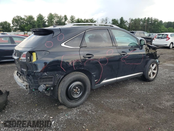 2013 Lexus RX 350 with VIN 2T2BK1BA0DC178190, listed as a Copart auction lot 62511695 with 176,179 mi miles and Salvage title. Bid and sale history available at DreamBid. Image 3.