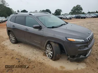 2018 Jeep Cherokee Limited with VIN 1C4PJLDX6JD552228, listed as a Copart auction lot 71295744 with 89,541 mi miles and Salvage title. Bid and sale history available at DreamBid. Image 4.