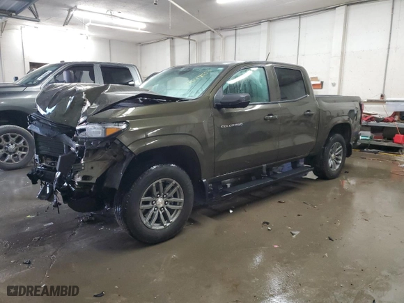2023 Chevrolet Colorado 2WD LT with VIN 1GCPSCEK4P1267943, listed as a Copart auction lot 41649555 with 0 mi miles and Salvage Title. Bid and sale history available at carsss.com. Image 1.
