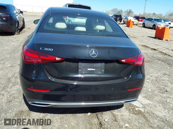 2022 Mercedes-Benz C 300 with VIN W1KAF4GB2NR051929, listed as a IAAI auction lot 41752846 with 16,673 mi miles and . Bid and sale history available at DreamBid. Image 16.