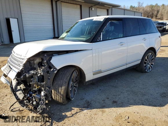 2014 Land Rover Range Rover Supercharged z VIN SALGS2EF6EA142865, wystawiony jako Copart lot #60334835 z przebiegiem 102 898 mil mil oraz Szkoda całkowita • Salvage title. Historia ofert i sprzedaży dostępna na DreamBid. Obrazek 1.