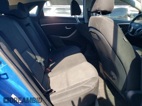 2017 Hyundai Elantra GT with VIN KMHD35LH3HU378241, listed as a Copart auction lot 65674034 with 76,878 mi miles and Salvage Title. Bid and sale history available at carsss.com. Image 10.