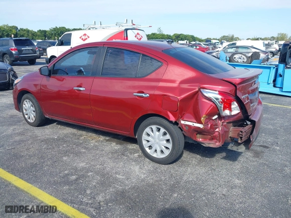 2019 Nissan Versa Sedan SV with VIN 3N1CN7AP1KL805761, listed as a IAAI auction lot 41343460 with 80,047 mi miles. Bid and sale history available at carsss.com. Image 3.