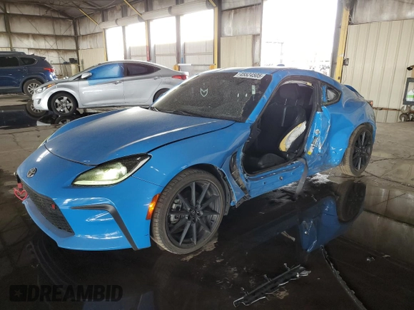 2022 Toyota 86 Premium with VIN JF1ZNBF11N8755922, listed as a Copart auction lot 45524505 with 35,968 mi miles and Salvage Title. Bid and sale history available at DreamBid. Image 1.