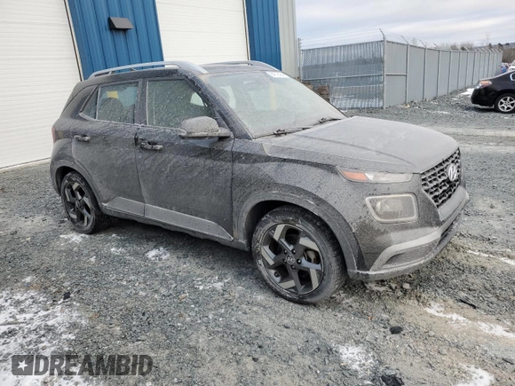 2021 Hyundai Venue SEL with VIN KMHRC8A38MU112674, listed as a Copart auction lot 84716424 with 78,055 mi miles and Salvage Title. Bid and sale history available at carsss.com. Image 4.