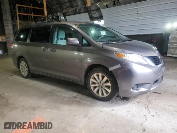 2013 Toyota Sienna LE with VIN 5TDJK3DCXDS059838, listed as a Copart auction lot 52107215 with 142,582 mi miles and Clean Title. Bid and sale history available at carsss.com. Image 4.