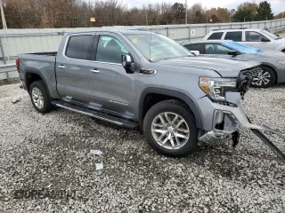 2019 GMC Sierra 1500 SLT z VIN 3GTU9DEDXKG211828, wystawiony jako Copart lot #84174264 z przebiegiem Nie podano mil oraz Szkoda całkowita • Salvage title. Historia ofert i sprzedaży dostępna na DreamBid. Obrazek 4.