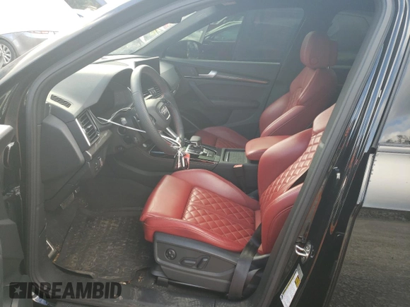 2021 Audi SQ5 Premium Plus with VIN WA1B4AFY5M2040238, listed as a Copart auction lot 46590934 with 16,841 mi miles and . Bid and sale history available at DreamBid. Image 7.