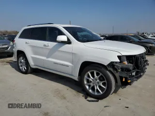 2015 Jeep Grand Cherokee Summit with VIN 1C4RJEJG9FC755474, listed as a Copart auction lot 44393085 with 56,163 mi miles and Salvage title. Bid and sale history available at DreamBid. Image 4.