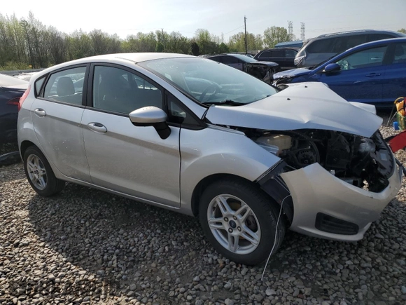 2019 Ford Fiesta SE with VIN 3FADP4EJ5KM116449, listed as a Copart auction lot 51653695 with 53,129 mi miles and Salvage Title. Bid and sale history available at carsss.com. Image 4.