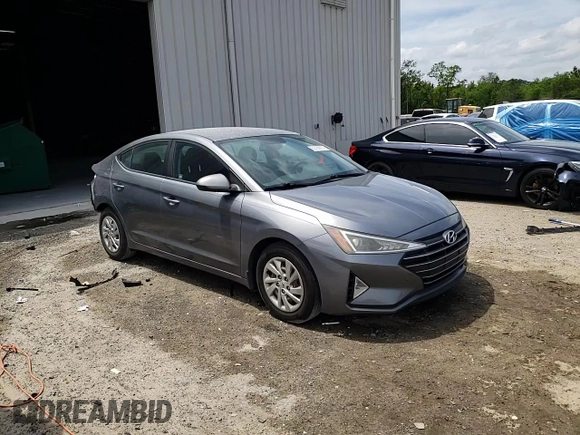 2019 Hyundai Elantra SE with VIN KMHD74LF6KU833555, listed as a Copart auction lot 53786815 with 56,501 mi miles and Salvage Title. Bid and sale history available at DreamBid. Image 14.