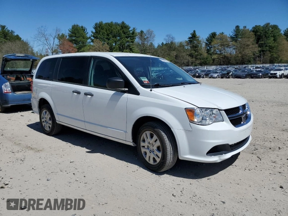2019 Dodge Grand Caravan SE with VIN 2C4RDGBG9KR805034, listed as a Copart auction lot 55257705 with 179,384 mi miles and Clean Title. Bid and sale history available at DreamBid. Image 4.