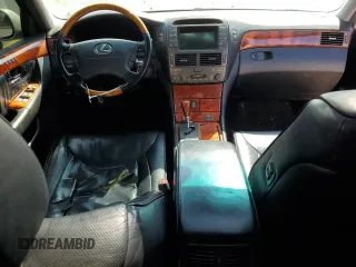 2005 Lexus LS 430 with VIN JTHBN36F455004665, listed as a Copart auction lot 55113815 with Not Provided miles and Clean Title. Bid and sale history available at carsss.com. Image 8.