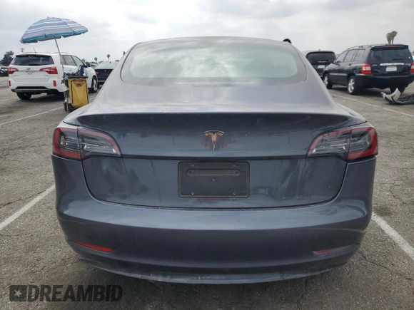 2023 Tesla Model 3 with VIN 5YJ3E1EA5PF542678, listed as a Copart auction lot 54438255 with 11,645 mi miles and Salvage Title. Bid and sale history available at carsss.com. Image 6.
