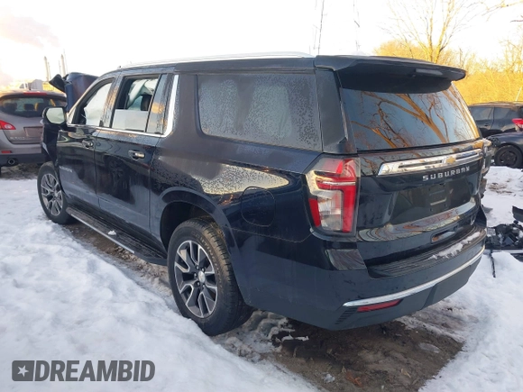 2022 Chevrolet Suburban LT with VIN 1GNSKCKD9NR108079, listed as a IAAI auction lot 41305503 with 76,580 mi miles and . Bid and sale history available at DreamBid. Image 3.