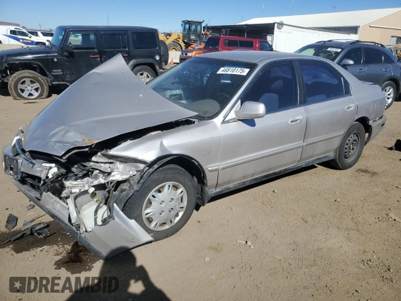 1996 Honda Accord Value with VIN 1HGCD5697TA226122, listed as a Copart auction lot 46810175 with 99,884 mi miles and Salvage Title. Bid and sale history available at DreamBid. Image 1.