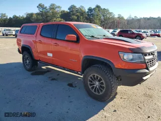 2019 Chevrolet Colorado 4WD ZR2 with VIN 1GCGTEEN8K1139183, listed as a Copart auction lot 80769774 with 0 mi miles and Salvage Title. Bid and sale history available at carsss.com. Image 4.