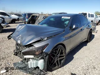 2022 Infiniti Q50 Luxe with VIN JN1EV7BP3NM311242, listed as a Copart auction lot 80531574 with 62,453 mi miles and Salvage Title. Bid and sale history available at DreamBid. Image 1.
