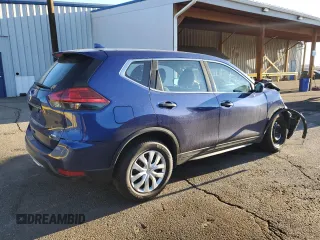2017 Nissan Rogue S with VIN KNMAT2MV0HP525012, listed as a Copart auction lot 50725845 with 108,927 mi miles and Salvage Title. Bid and sale history available at carsss.com. Image 3.