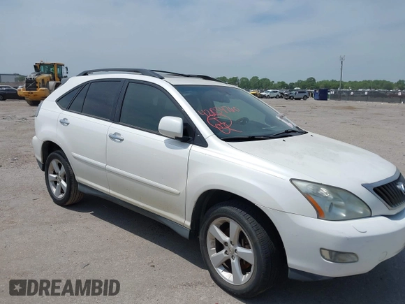 2008 Lexus RX 350 z VIN 2T2GK31U48C055995, wystawiony jako IAAI lot #42034760 z przebiegiem 110 821 mil mil oraz . Historia ofert i sprzedaży dostępna na DreamBid. Obrazek 1.