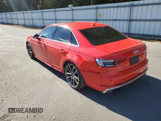 2018 Audi S4 Prestige with VIN WAUC4AF44JA002599, listed as a Copart auction lot 76480454 with 67,325 mi miles and Salvage Title. Bid and sale history available at carsss.com. Image 2.