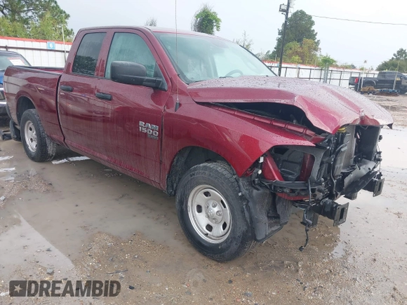 2021 Ram 1500 Tradesman with VIN 1C6RR6FG2MS512896, listed as a IAAI auction lot 40779033 with 62,030 mi miles and . Bid and sale history available at DreamBid. Image 1.