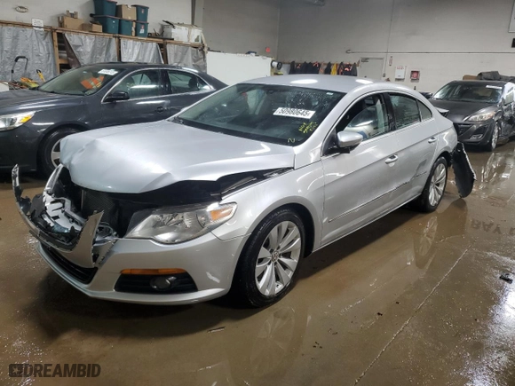 2010 Volkswagen CC Sport with VIN WVWML7AN6AE519814, listed as a Copart auction lot 50980645 with 94,709 mi miles and Salvage Title. Bid and sale history available at carsss.com. Image 1.