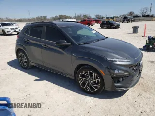2023 Hyundai Kona N Line with VIN KM8K3CA38PU941480, listed as a Copart auction lot 48387575 with 30,923 mi miles and Salvage Title. Bid and sale history available at carsss.com. Image 4.