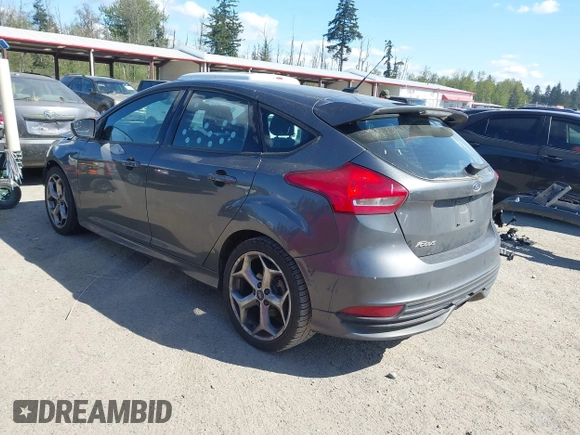 2017 Ford Focus ST with VIN 1FADP3L9XHL316093, listed as a IAAI auction lot 42013744 with 90,984 mi miles and . Bid and sale history available at carsss.com. Image 3.