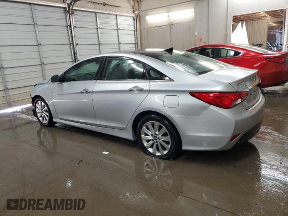 2014 Hyundai Sonata SE with VIN 5NPEC4AC6EH908752, listed as a Copart auction lot 53448735 with 156,474 mi miles and Salvage Title. Bid and sale history available at DreamBid. Image 2.
