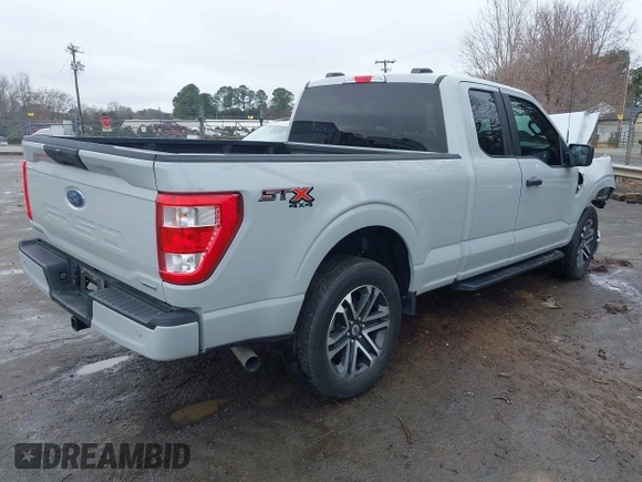 2023 Ford F-150 XL with VIN 1FTEX1EPXPFB16102, listed as a IAAI auction lot 41544485 with 18,460 mi miles and . Bid and sale history available at DreamBid. Image 4.