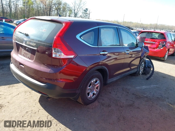 2014 Honda CR-V LX with VIN 5J6RM3H39EL019691, listed as a IAAI auction lot 41984594 with 77,504 mi miles. Bid and sale history available at carsss.com. Image 4.