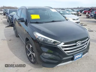 2018 Hyundai Tucson Sport with VIN KM8J33AL7JU772152, listed as a IAAI auction lot 41285203 with 87,188 mi miles. Bid and sale history available at carsss.com. Image 1.