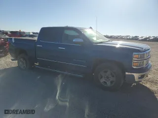 2015 Chevrolet Silverado 1500 LTZ with VIN 3GCUKSECXFG225654, listed as a Copart auction lot 41747715 with 134,047 mi miles and Salvage Title. Bid and sale history available at carsss.com. Image 4.