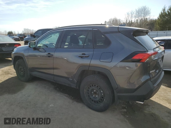 2024 Toyota RAV4 Hybrid XLE Premium with VIN 2T3BWRFV9RW231972, listed as a Copart auction lot 49481375 with 19,491 mi miles and Clean Title. Bid and sale history available at DreamBid. Image 2.