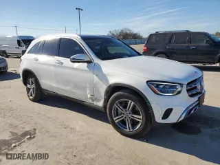 2022 Mercedes-Benz GLC with VIN W1N0G8DBXNG047596, listed as a Copart auction lot 88152845 with NaN miles and Salvage Title. Bid and sale history available at carsss.com. Image 4.