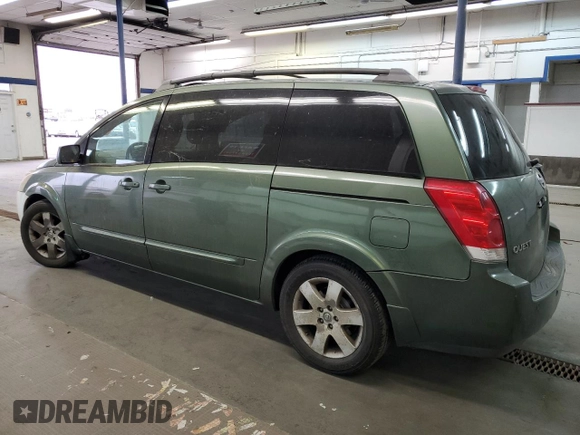 2004 Nissan Quest SE with VIN 5N1BV28U44N308032, listed as a Copart auction lot 73157214 with 0 mi miles and Clean Title. Bid and sale history available at carsss.com. Image 2.