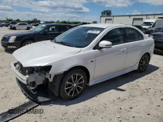 2017 Mitsubishi Lancer ES with VIN JA32U2FU3HU003223, listed as a Copart auction lot 53688184 with 98,702 mi miles and Salvage Title. Bid and sale history available at carsss.com. Image 1.