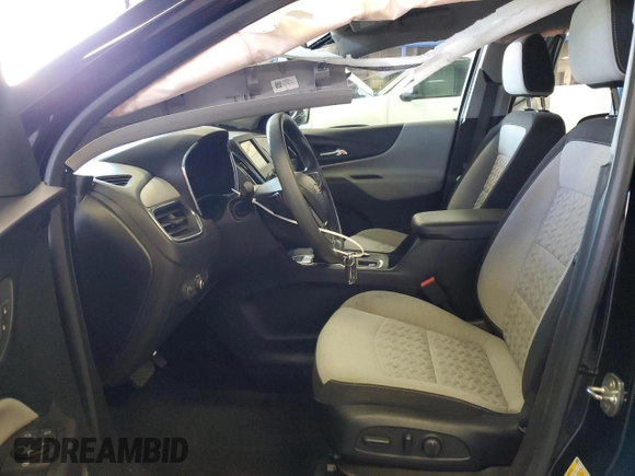 2022 Chevrolet Equinox LS z VIN 2GNAXSEV2N6146938, wystawiony jako Copart lot #46163765 z przebiegiem 10 693 mil mil oraz Szkoda całkowita • Salvage title. Historia ofert i sprzedaży dostępna na DreamBid. Obrazek 7.