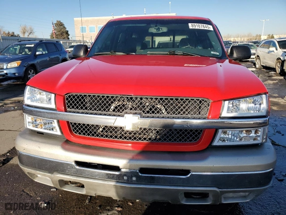 2003 Chevrolet Silverado 1500 LT with VIN 1GCEK19T33Z151854, listed as a Copart auction lot 89107845 with 164,732 mi miles and Salvage Title. Bid and sale history available at carsss.com. Image 5.