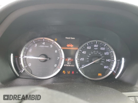2018 Acura MDX z VIN 5J8YD3H39JL008994, wystawiony jako Copart lot #44883425 z przebiegiem 75 836 mil mil oraz Szkoda całkowita • Salvage title. Historia ofert i sprzedaży dostępna na DreamBid. Obrazek 9.