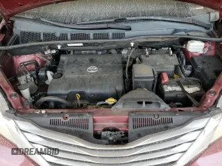 2011 Toyota Sienna XLE AAS with VIN 5TDYK3DC8BS024209, listed as a Copart auction lot 58923715 with 134,051 mi miles and Salvage title. Bid and sale history available at DreamBid. Image 12.